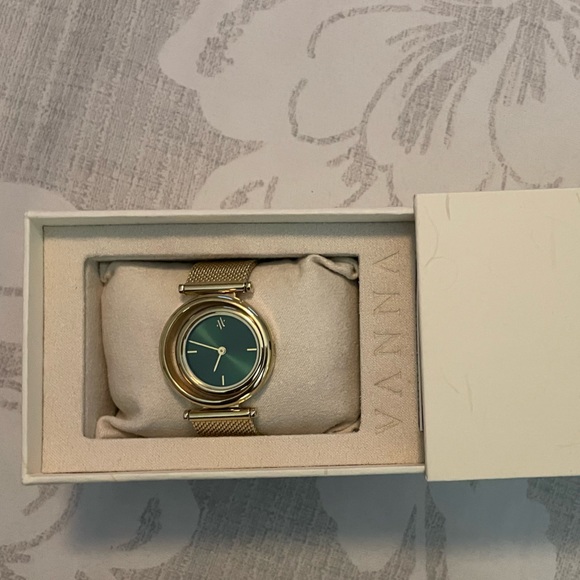 VANNA Eclipse Emerald Watch - Gold - Picture 2 of 3